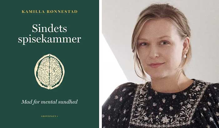 Veloplagt og overv&aelig;ldende grundig formidlings-kogebog om kost og mental sundhed
